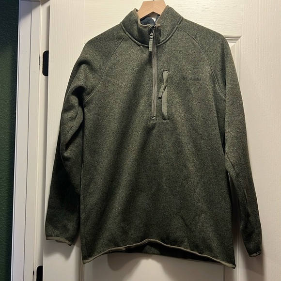 Columbia Green Zip Pullover - Picture 1 of 5